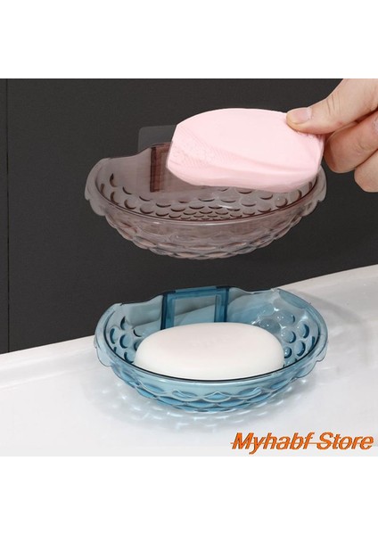 Tp Duvara Monte Sabun Kutusu Drenaj Sabunluk Banyo Aksesuarları Kaymaz Drenaj Vantuz Sabunluk Tepsi Ovma Pedi Depolama Rafı (Yurt Dışından) fiyatları