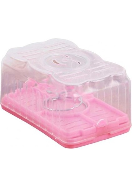 J Fıskiyeli Pratik Sabun Köpüğü Kutusu Çok Fonksiyonlu Plastik Yaylı Tasarım Köpük Sabun Kutusu (Yurt Dışından)