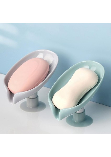 01 1 Adet Sabunluk Sabunluk Banyo Için Yaratıcı Vantuz Sabunluk Taşınabilir Yaprak Sabunluk Mutfak Banyo Aksesuarları (Yurt Dışından)