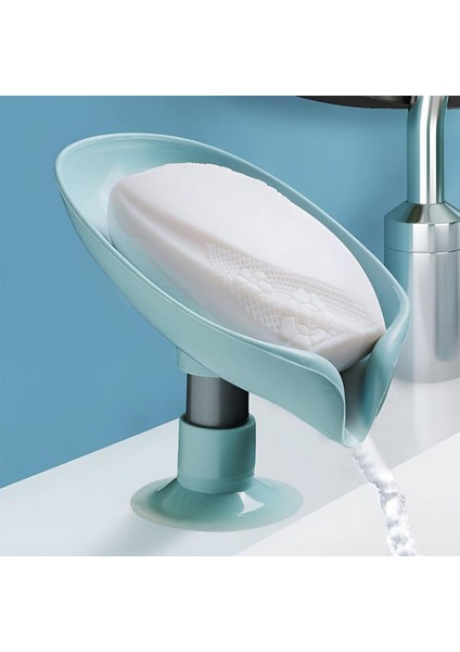 01 1 Adet Sabunluk Sabunluk Banyo Için Yaratıcı Vantuz Sabunluk Taşınabilir Yaprak Sabunluk Mutfak Banyo Aksesuarları (Yurt Dışından)