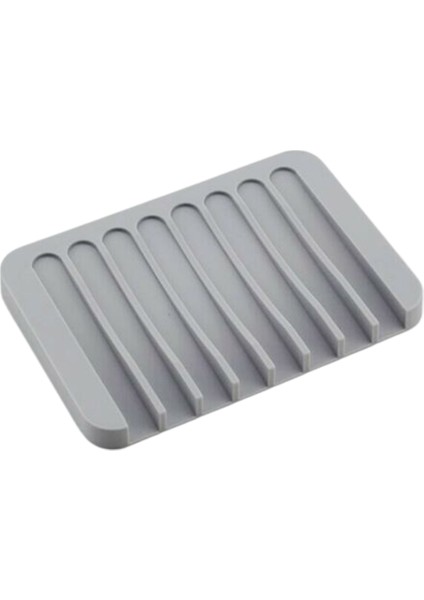 Gri Sabunluk Kaymaz 11.4*8*1 cm Silikon Sabunluk Boşaltma Hiçbir Delme Yerden Tasarruf Banyo Kaymaz Drenaj Misafir Tuvalet (Yurt Dışından) indirimleri