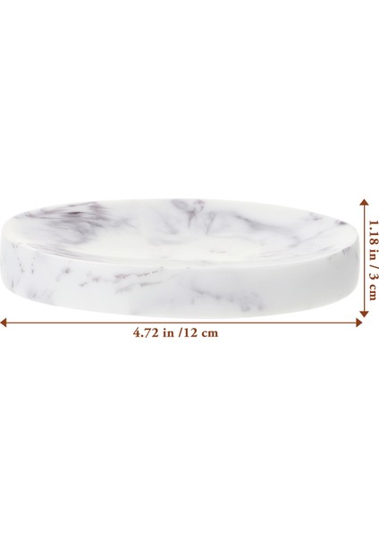 Beyaz Sabunluk Tutucu Plaka Banyo Tepsisi Duş Casereçine Drenaj Ev Keepersaver Seyahat Oval Raf Mermer Süzgeç Lavabo Süngeri (Yurt Dışından) fiyatları