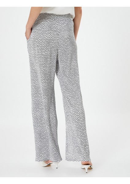 Bol Paça Pantolon Yüksek Bel Pileli Pauntiyeli fırsatları