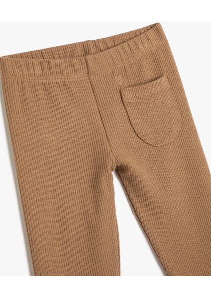 Basic Tayt Cep Detaylı Fitilli Beli Lastikli modelleri