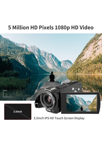 AX65 Canlı Yayın Kamerası Video Kamera Full Hd 60FPS - 4K