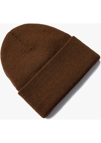 Akrilik Örgü Bere Etiket Detaylı Katlamalı fiyatları