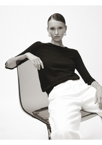 Biye Detaylı Kazak Rayon Karışımlı