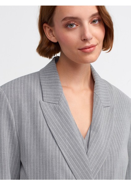 60713 Blazer Ceket-Gri fırsatları
