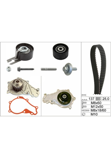 Peugeot 3008 1.6 Hdi Euro4 Triger Seti Devirdaimli 2009-2016