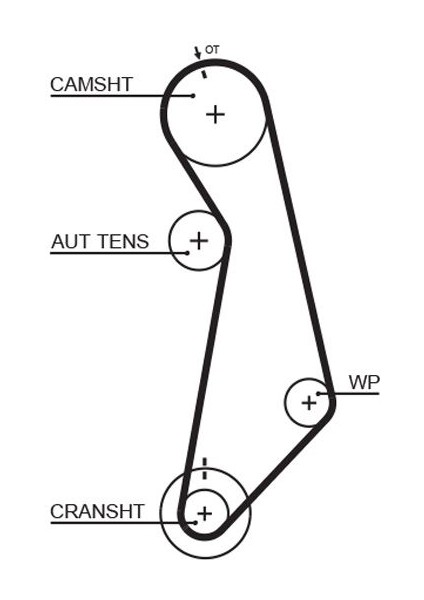 Vw Passat B5 1.6 Benzin Triger Seti Devirdaimli 1996-2000