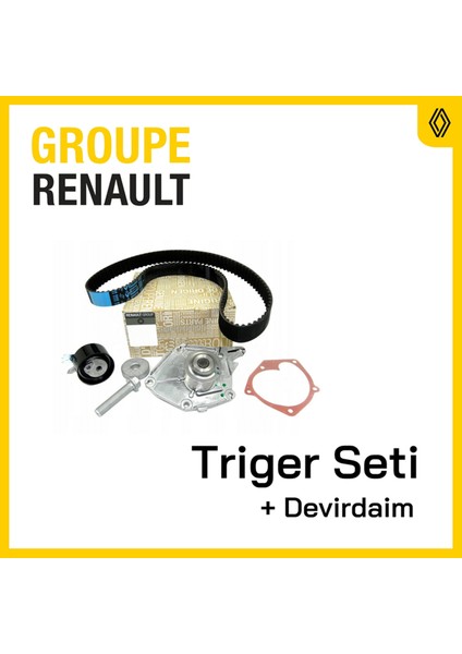 Orijinal Renault Clio / Symbol 1.5 Dci Euro4 Triger Seti Devirdaimli 2002-2008