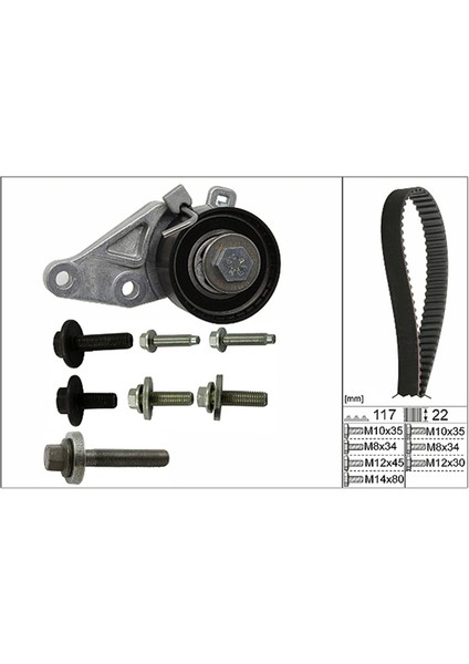 Ford Fiesta Iv 1.25 I 16V Triger Seti Valeo Devirdaimli 1995-2002