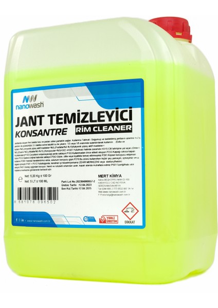 Jant Temizleyici 5 Lt