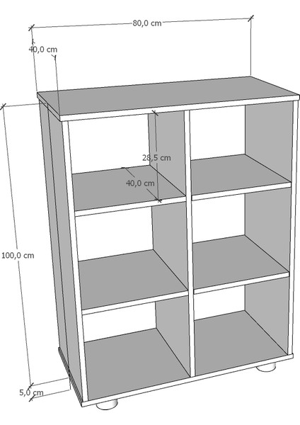 Modern Beyaz Kitaplık fiyatları
