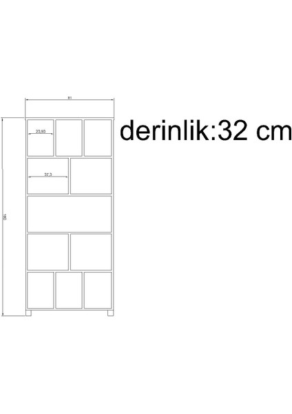 Beyaz Dekorasyon Kitaplık modelleri