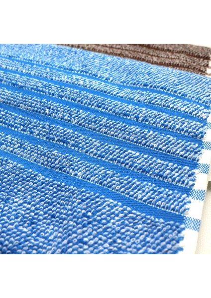 Pamuklu Şeritli Organik El Ve Yüz Havlusu Mavi 50*90 fırsatları