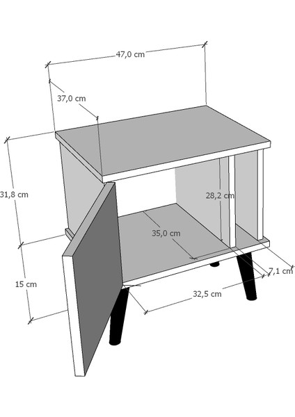 Beyaz Komodin modelleri