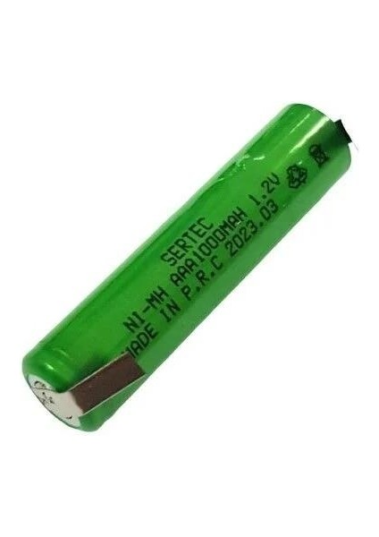 Aaa 1.2VOLT 1000MAH Ni-Mh Ince Şarjlı Kalem Pil Puntolu 1ADET