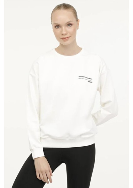 Molly Kadın Ekru Sweatshirt