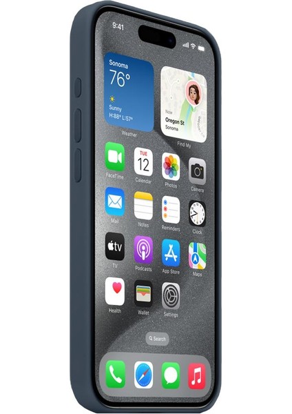 Magsense IPHONE 15 Pro Max Dark Blue Kapak