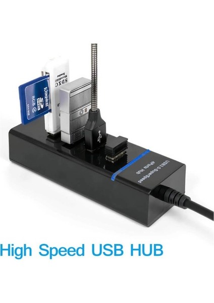 Temiz Pazar USB Type C To 4 Port USB 3.0 Hub Type-C Çoklayıcı