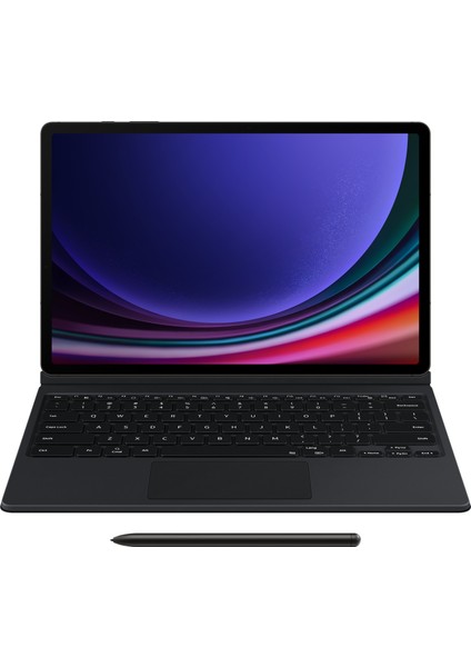 Galaxy Tab S9 Fe Mousepadli Klavyeli Orijinal Kılıf (10.9 Inc) - Siyah