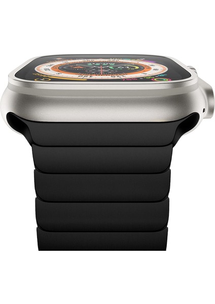 Metal Kordon Apple Watch Ultra/ultra 2 Tokalı Kayış 49MM 44MM 45MM 42MM 41MM 40MM 38MM Metal Baklalı Kordon Apple Watch Serisi 9 8 7 6 5 4 3 2 1 Se (Titanium, 49MM 45MM 44MM 42MM 41MM 40MM 38MM) modelleri