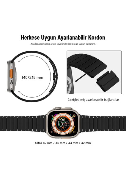 Metal Kordon Apple Watch Ultra/ultra 2 Tokalı Kayış 49MM 44MM 45MM 42MM 41MM 40MM 38MM Metal Baklalı Kordon Apple Watch Serisi 9 8 7 6 5 4 3 2 1 Se (Titanium, 49MM 45MM 44MM 42MM 41MM 40MM 38MM) indirimleri