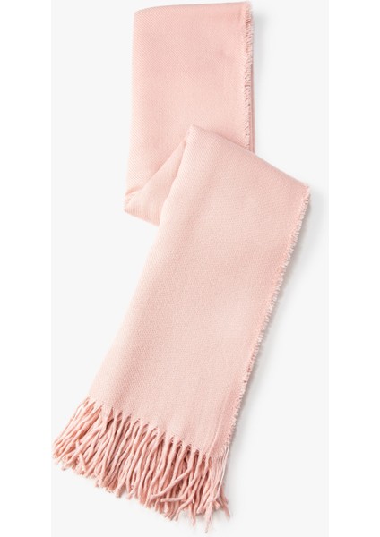 Basic Şal Püskül Detaylı Dokulu