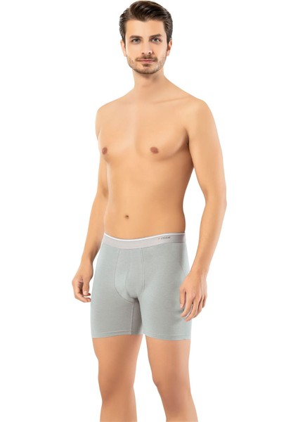 Erdem 3'lü Gri Pamuk Elastan Uzun Boxer 1470 fiyatları