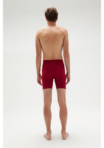 Erdem 3'lü Bordo Erkek Süper İnce Doğal Bambu Uzun Boxer 1013 fırsatları