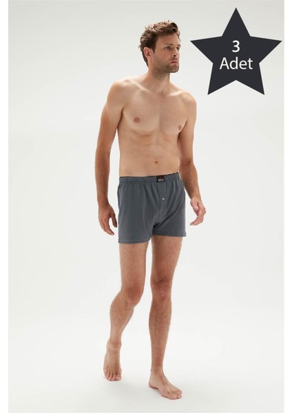Erdem 3'lü Füme Penye Boxer 1400