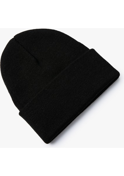 Akrilik Örgü Bere Etiket Detaylı Katlamalı fiyatları