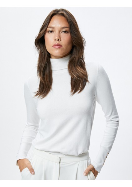 Triko Boğazlı Kazak Uzun Kollu Basic fiyatları