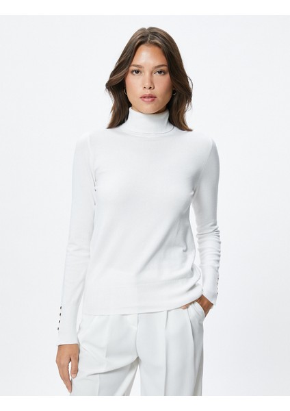 Triko Boğazlı Kazak Uzun Kollu Basic modelleri