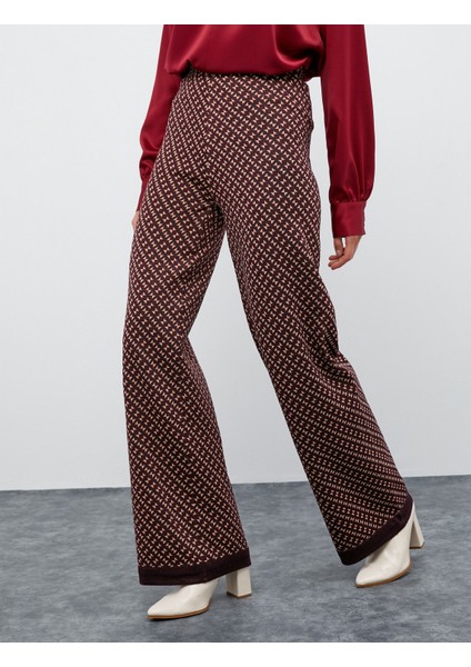 Melis Ağazat x Koton - Bol Paça Triko Pantolon modelleri