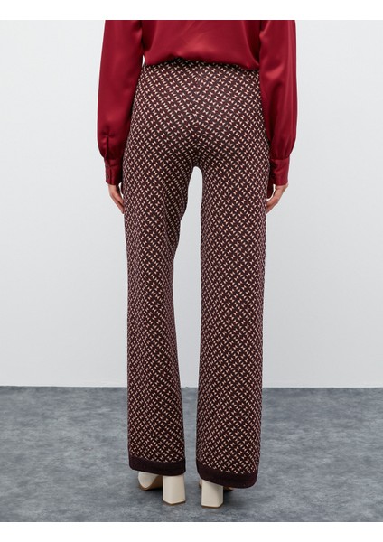 Melis Ağazat x Koton - Bol Paça Triko Pantolon fırsatları