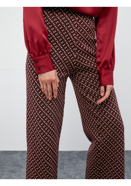 Melis Ağazat x Koton - Bol Paça Triko Pantolon indirimleri