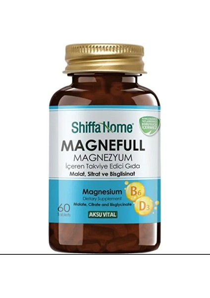 Shiffa Home Magnezyum Malat Sitrat Bisglisinat 60 Tablet