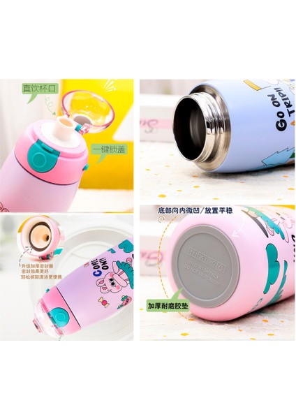 Karikatür Taşınabilir Termal Su Şişesi 500ML (Yurt Dışından) fırsatları