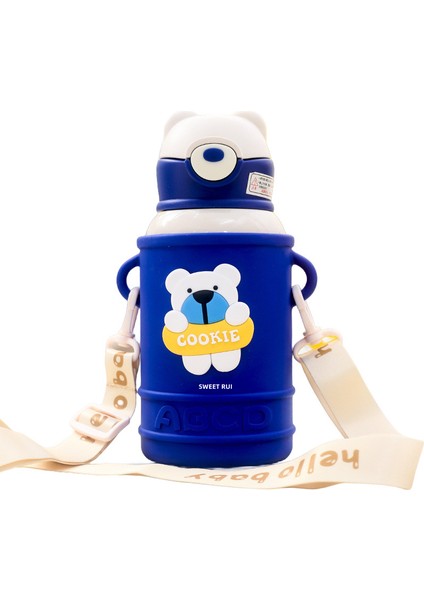 Bear Taşınabilir Çapraz Açıklıklı Çelik Yalıtımlı Su Şişesi 500ML (Yurt Dışından)