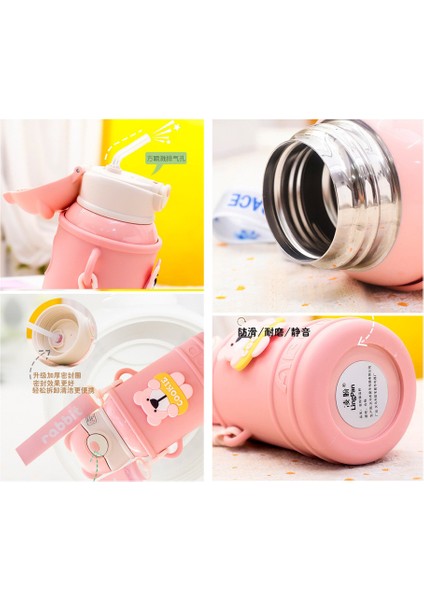 Bear Taşınabilir Çapraz Açıklıklı Çelik Yalıtımlı Su Şişesi 500ML (Yurt Dışından) fırsatları