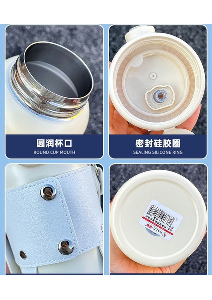 Basit Çapraz Açıklıklı Çelik Yalıtımlı Su Şişesi 600 ml (Yurt Dışından) indirimleri