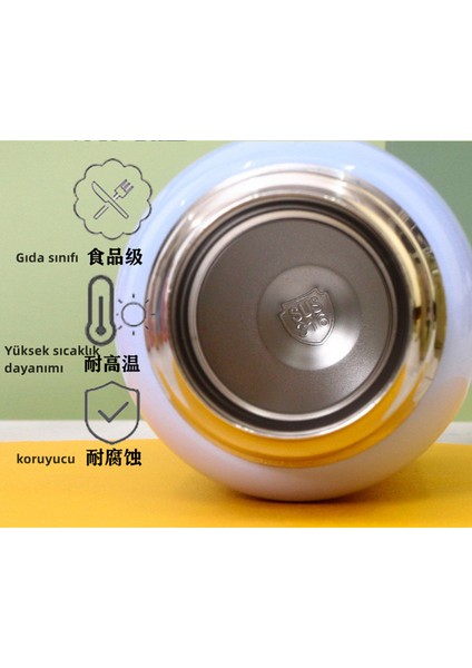 500ML Çift Kapaklı ve Pipetli Karikatür Paslanmaz Çelik Termos Bardak (Yurt Dışından) fırsatları