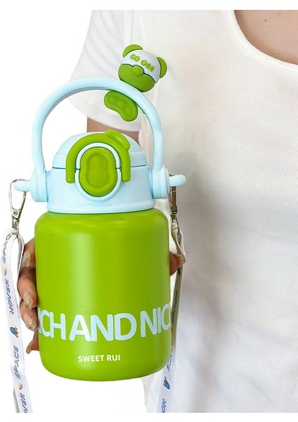 Çocuk Hasır Çelik Su Şişesi 550ML (Yurt Dışından)