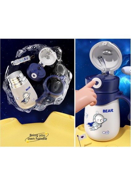 Planet Taşınabilir Saplı Termos Bardak 380ML (Yurt Dışından)