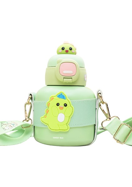 Karikatür Omuz Çantası Termal Su Şişesi 520ML (Yurt Dışından)