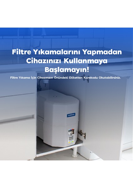 H-Max 13 Aşama Standart Membranlı 12 Litre Çelik Tanklı Mineralli Su Arıtma Cihazı - 0017