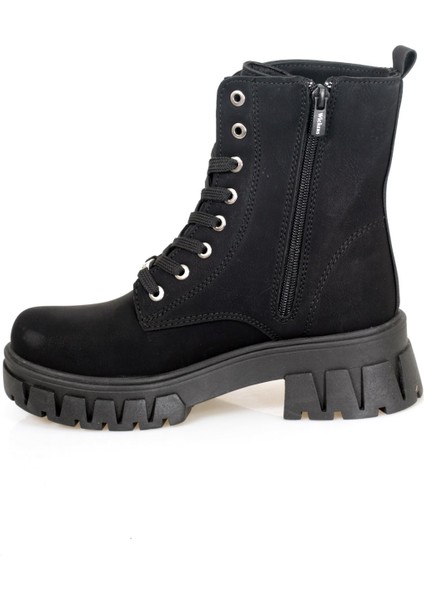2573 Wickers Siyah Nubuk Kalın Taban Bayan Bot fırsatları