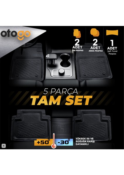 Audi A5 2020 Universal Otogo 3D Havuzlu Paspas